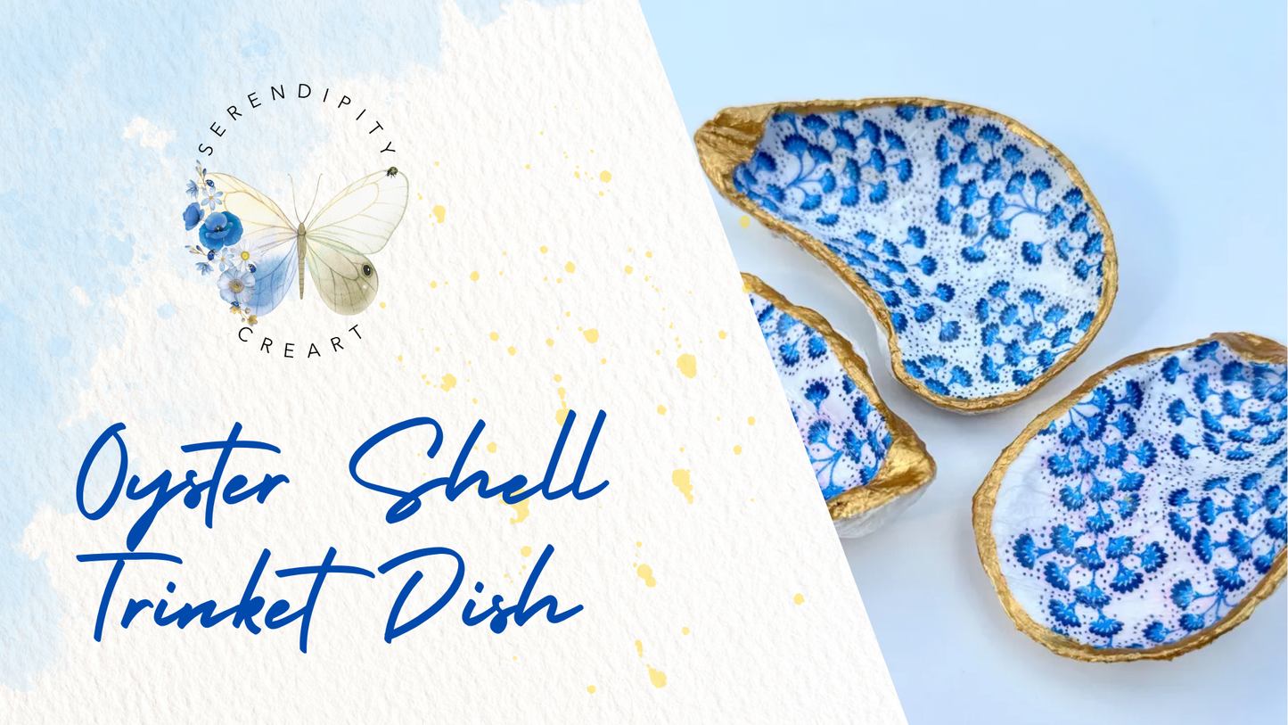 Oyster Shell Trinket Dish Arts & Crafts Night