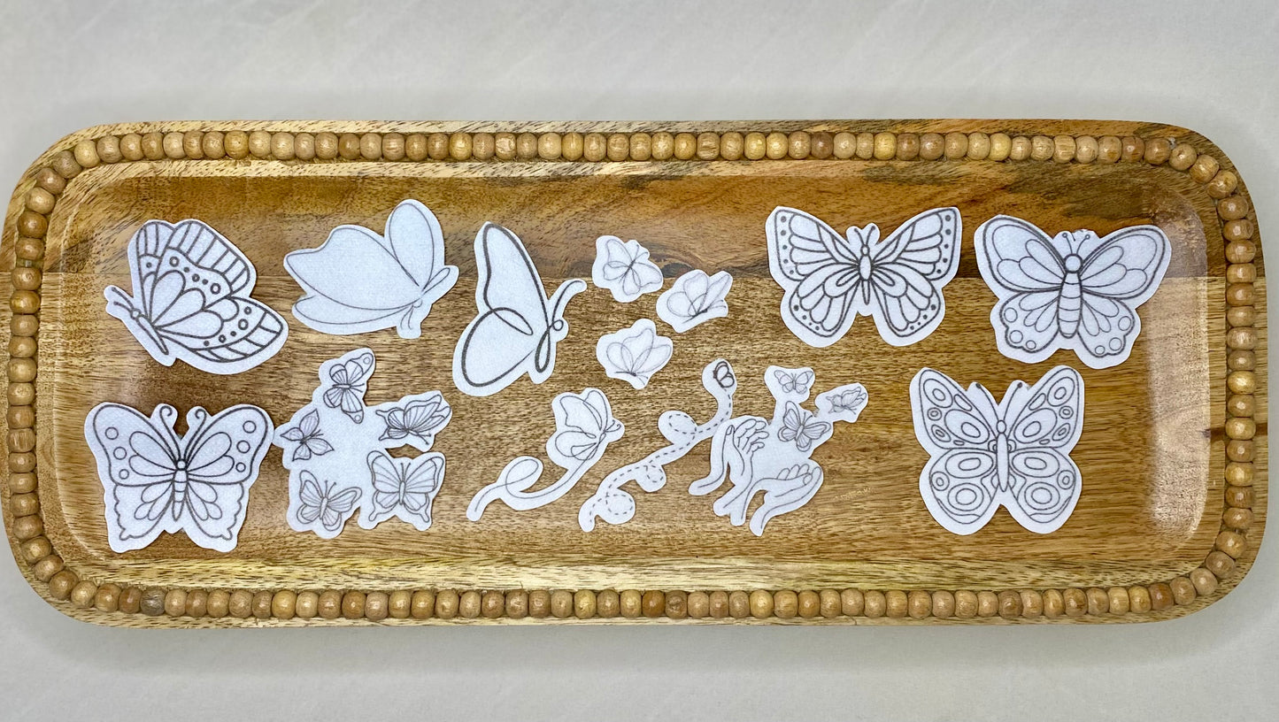 Stick and Stitch Embroidery Patterns — Water Soluble Stabilizer, 12 Designs