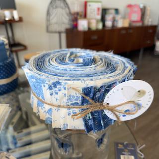 Tilda Something Blue Cotton Fabric Jelly Roll