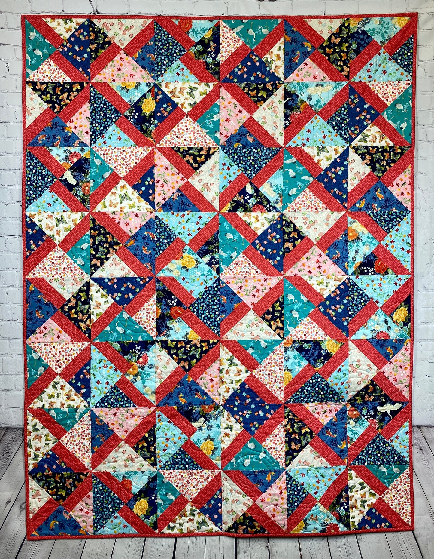 GE Designs Amalie 10" Square Quilt Pattern 176 — Disappearing Block Stacker Quilt, Stripology Squared