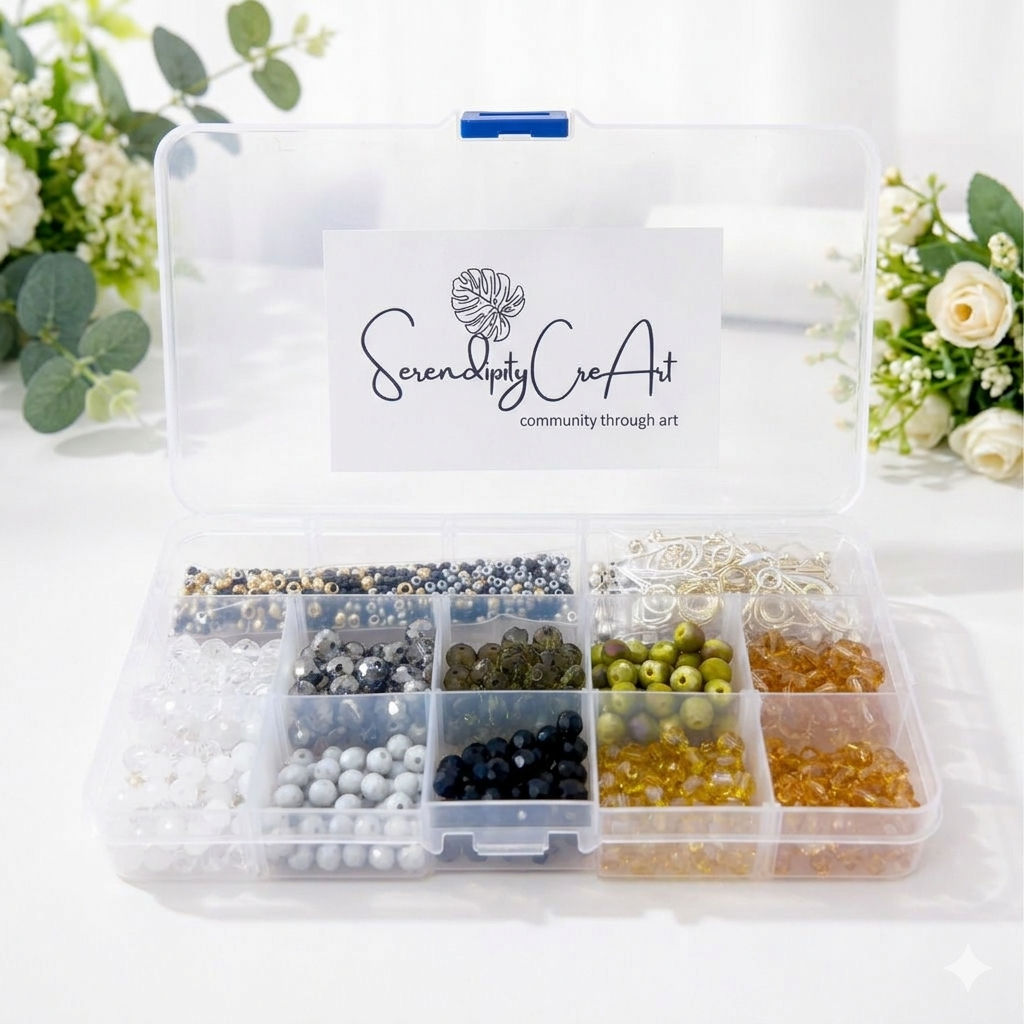 New Year's Eve Colors Glass Beads bundle and more