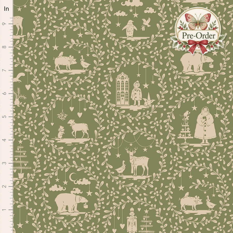Tilda Merry Little Christmas design 100635 with approved Pre-Order butterfly badge