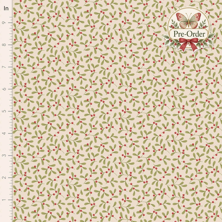Tilda Merry Little Christmas design 100639 with approved Pre-Order butterfly badge
