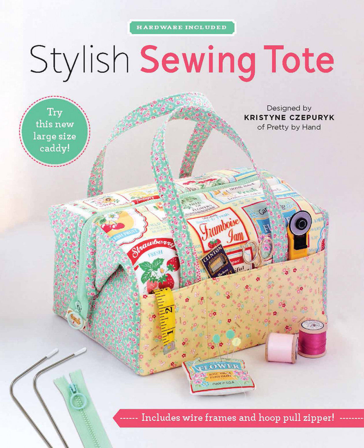 Zakka Workshop Stylish Sewing Tote Kit, sewing pattern kit and hardware photo