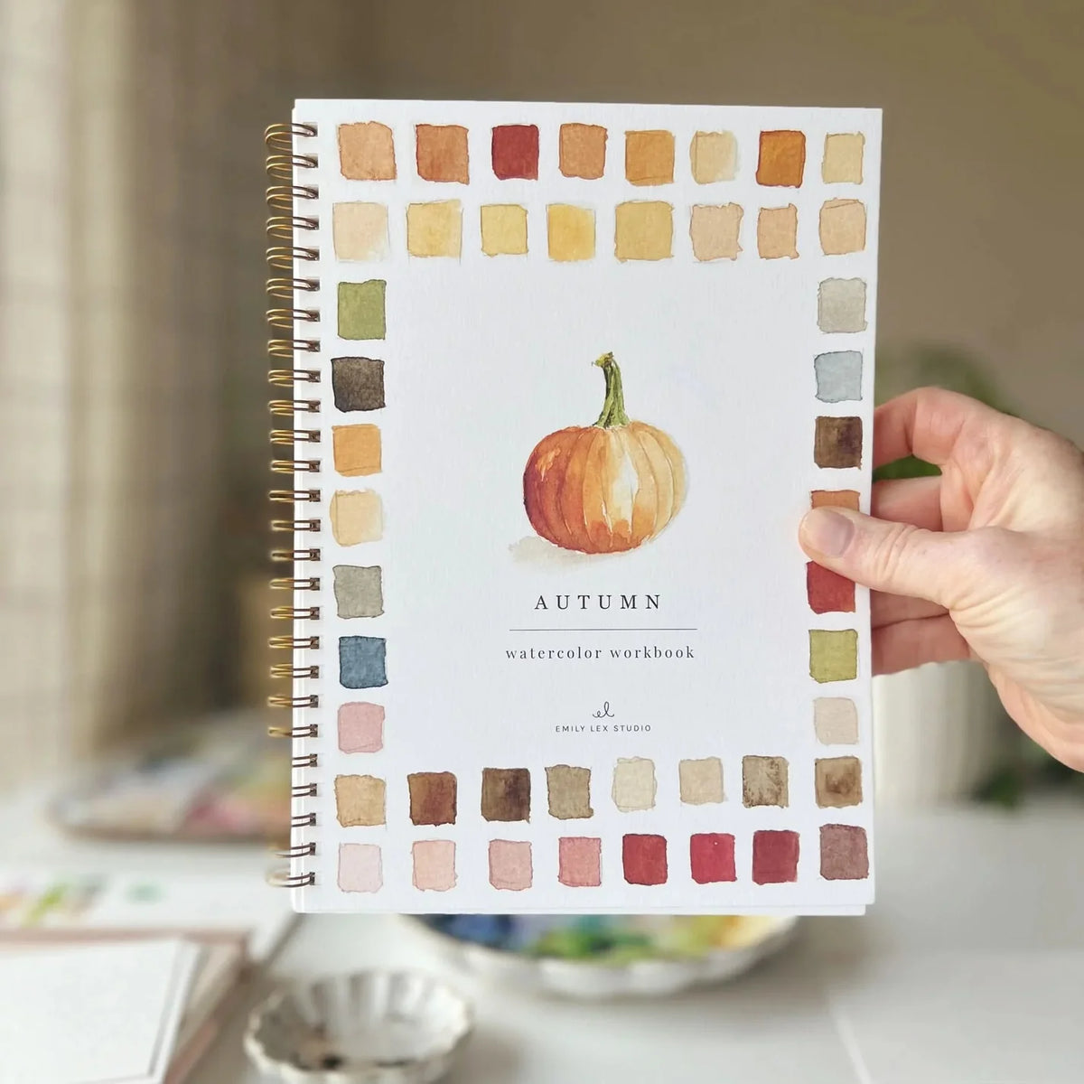 Autumn Watercolor Workbook – 12 Step-by-Step Painting Projects