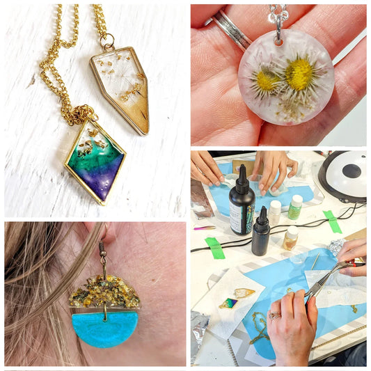 Experimenting with UV resin - Charms
