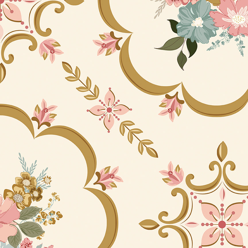 Riley Blake Renew Fabric by Sandy Gervais — 25 Colorways Scattered Blossom Cotton by the Yard