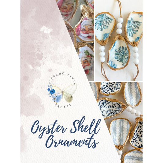 Oyster Shell Ornament Night
