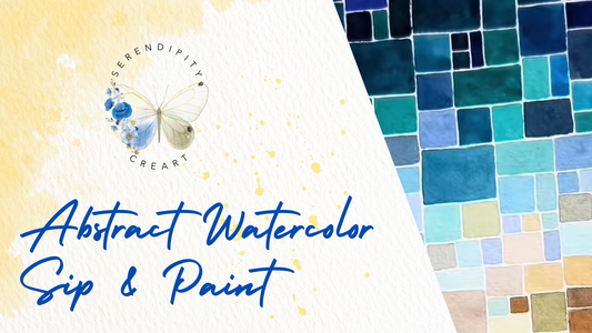 Abstract Watercolor Sip & Paint Arts & Crafts Night