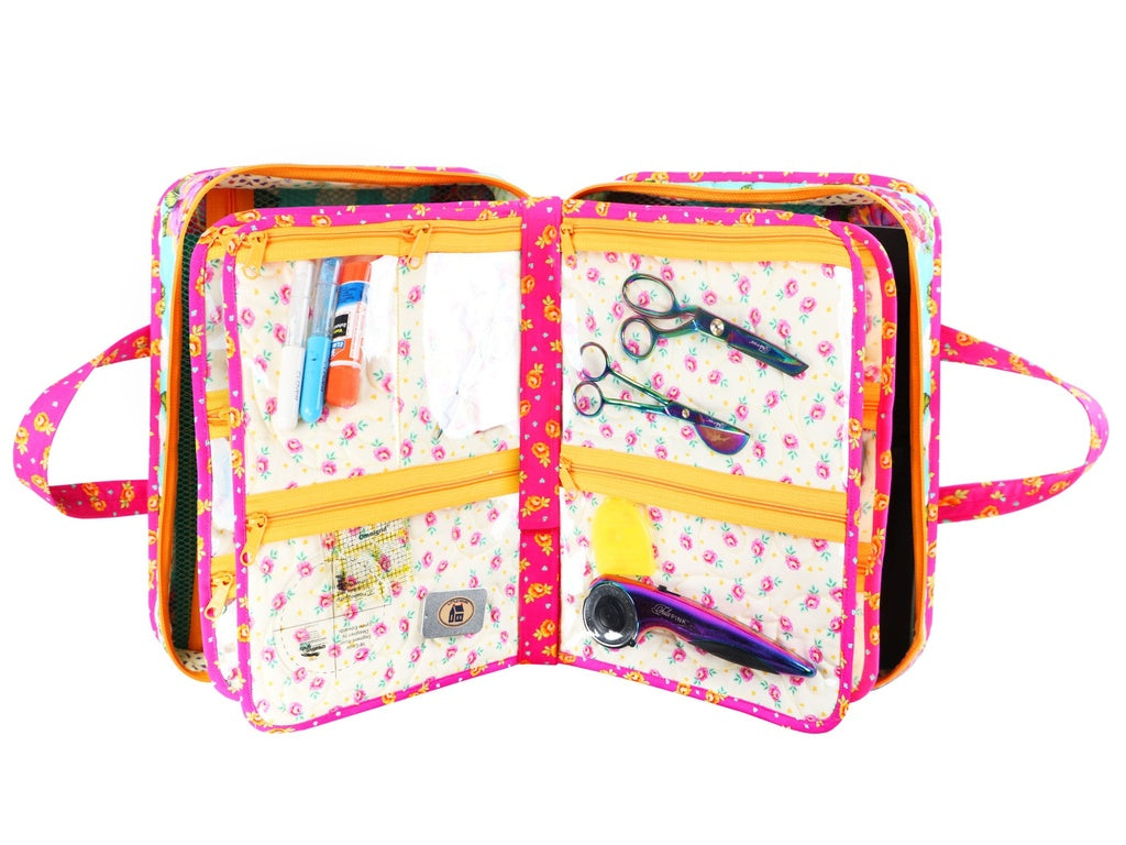 A place for everything fabric pouch with 2 inserts