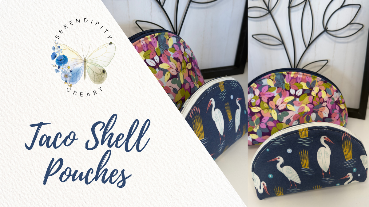 Taco Shell Pouches Sewing Workshop