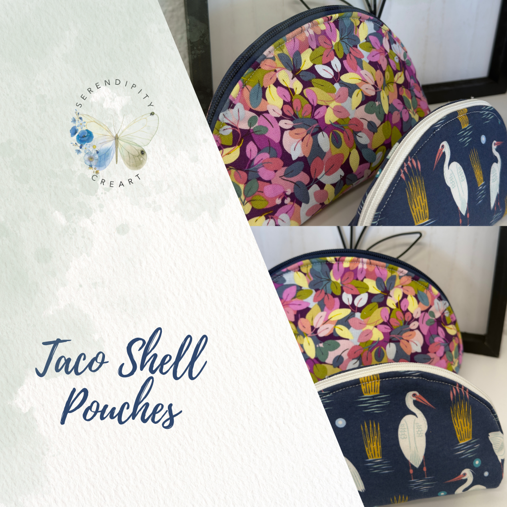 Taco Shell Pouches Sewing Workshop