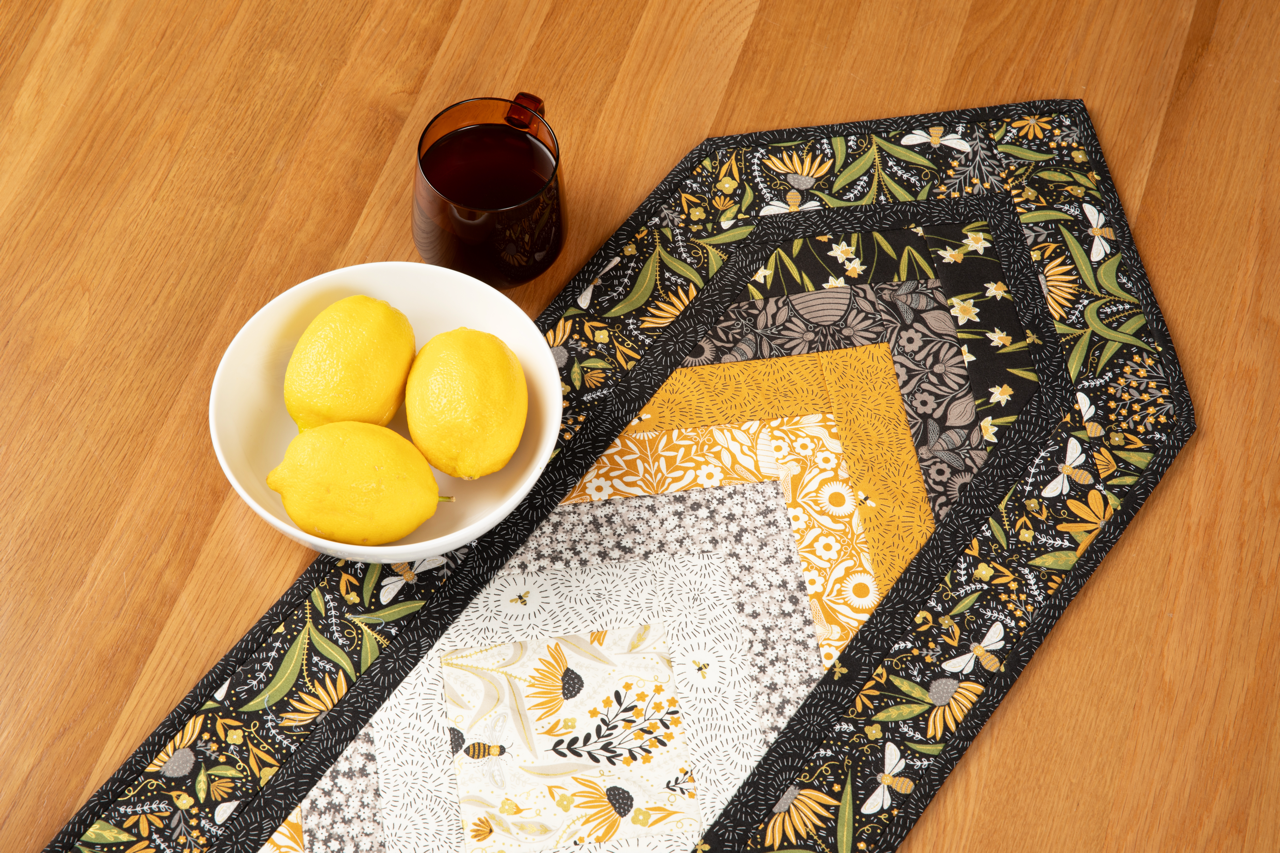 GE Designs Quilt As You Go Batting Kit — Braid Runner Midi, Pre-Cut QAYG Table Runner Batting