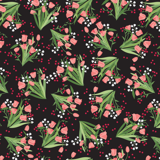 Front Porch Main Black - Fat Quarter