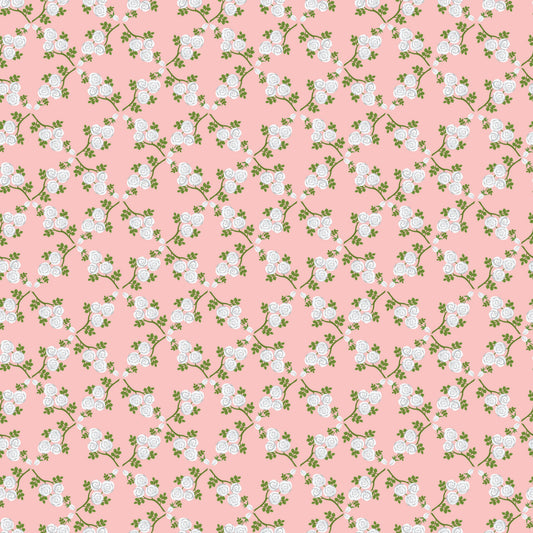 Front Porch Trellis Pink - Fat Quarter
