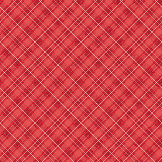 Front Porch Plaid Red - Fat Quarter