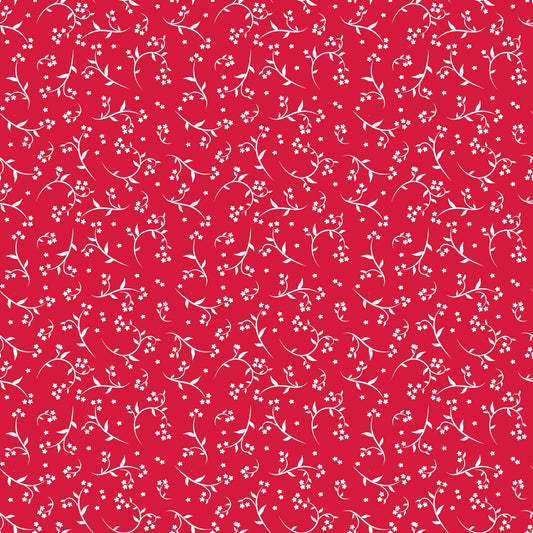 Front Porch Floral Red - Fat Quarter