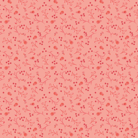 Front Porch Floral Coral - Fat Quarter