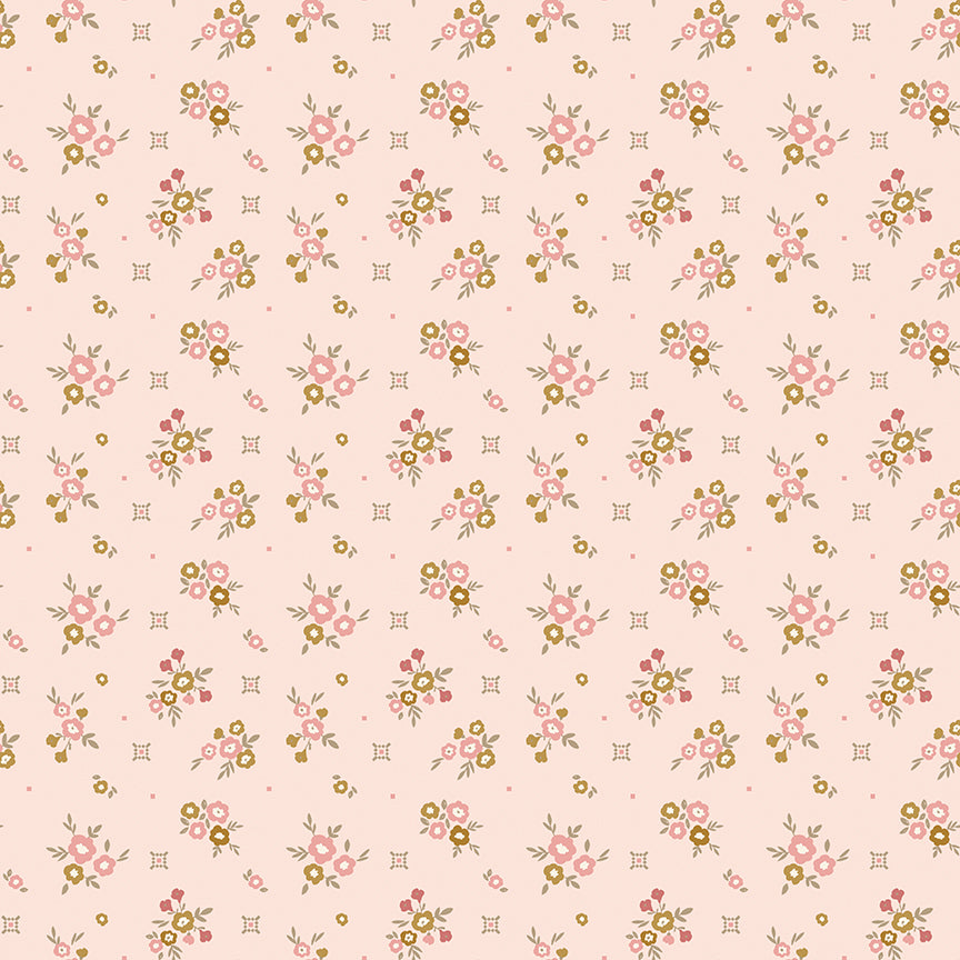 Riley Blake Renew Fabric by Sandy Gervais — 25 Colorways Scattered Blossom Cotton by the Yard