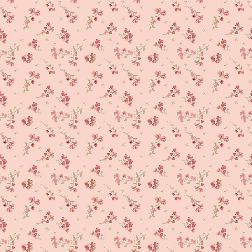 Riley Blake Renew Fabric by Sandy Gervais — 25 Colorways Scattered Blossom Cotton by the Yard