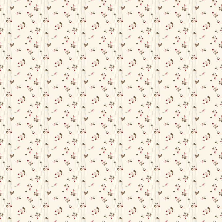 Riley Blake Renew Fabric by Sandy Gervais — 25 Colorways Scattered Blossom Cotton by the Yard