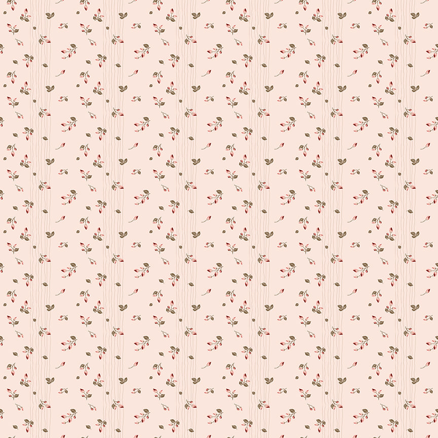 Riley Blake Renew Fabric by Sandy Gervais — 25 Colorways Scattered Blossom Cotton by the Yard