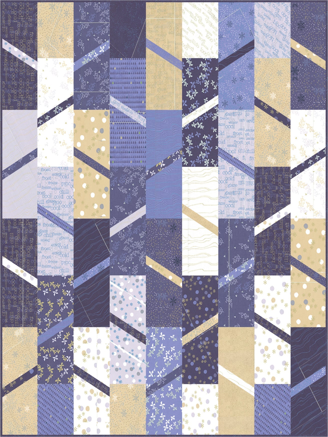 GE Designs Elvira Fat Quarter Quilt Pattern 218 — Stripology XL and GEasy Point Trimmer Quilt
