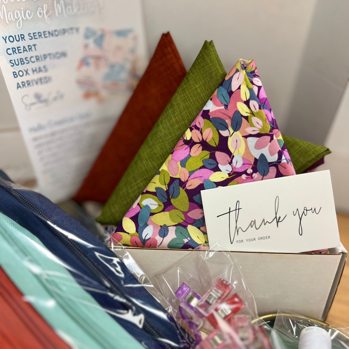 CreArt with Fabric Kit — Monthly Quilting Subscription Box