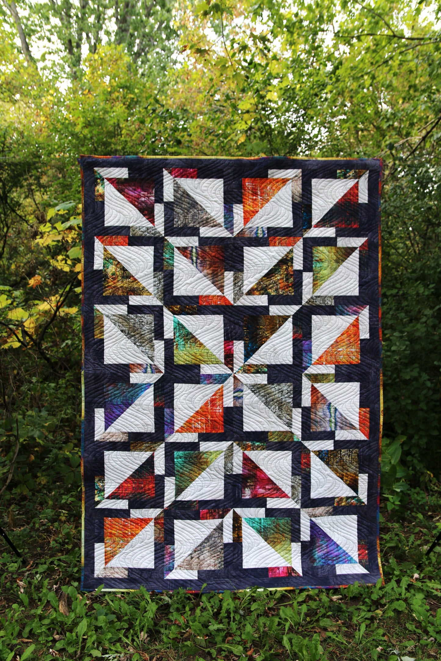 GE Designs June Stripology Mixer Quilt Pattern 230 — 10" Square and Strip, Multiple Layouts