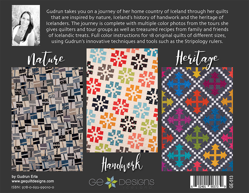 GE Designs Quilts of Iceland Book — Iceland-Inspired Quilt Patterns by Gudrun Erla