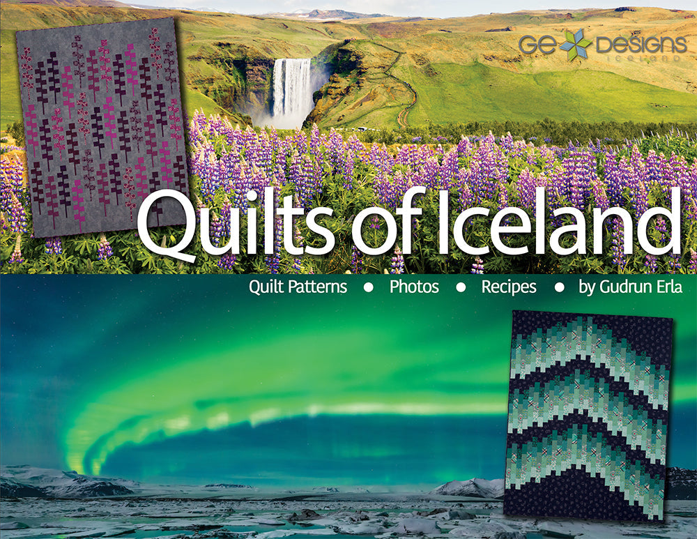 GE Designs Quilts of Iceland Book — Iceland-Inspired Quilt Patterns by Gudrun Erla