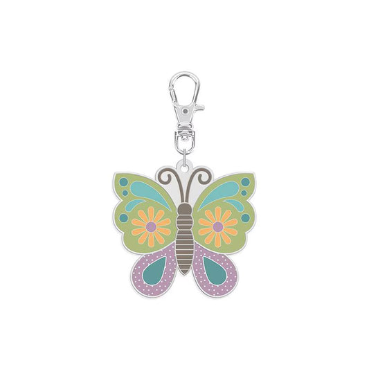 Lori Holt Butterfly Enamel Happy Charm™ — Garden Zipper Pull, Scissor Fob, Piece &amp; Plenty