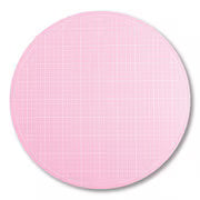 Round pink rotary cutting board