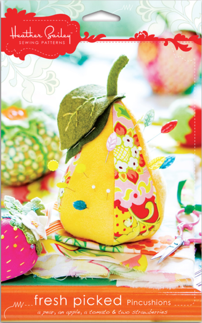 Fresh Picked Pincushions Sewing Pattern by Heather Bailey