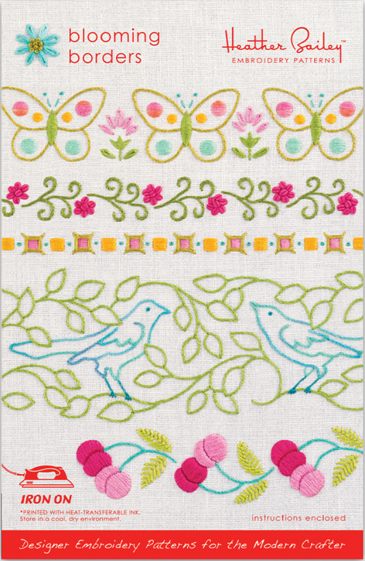 Blooming Borders Embroidery Pattern by Heather Bailey