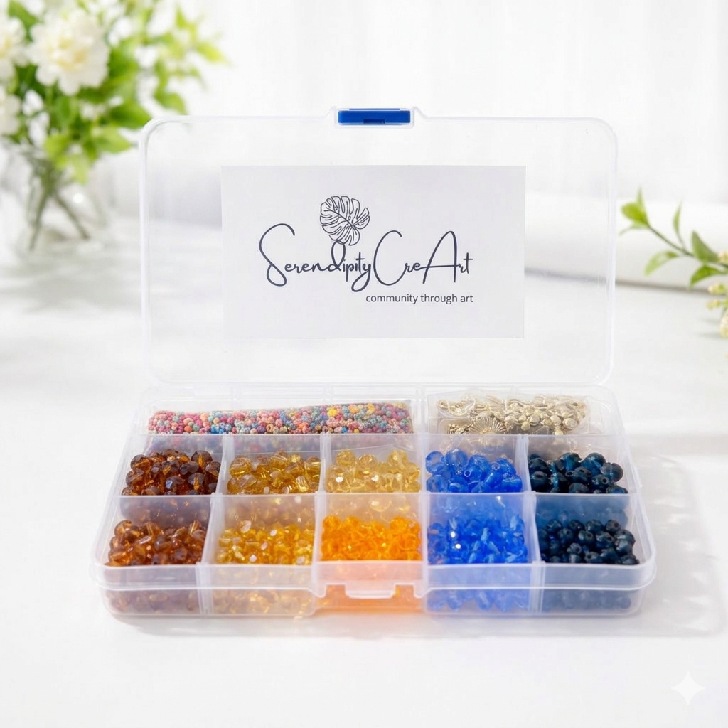 Fall Color Glass Bead Bundle