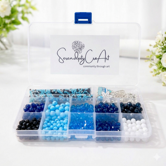 Winter Colors Glass Beads Bundle and more