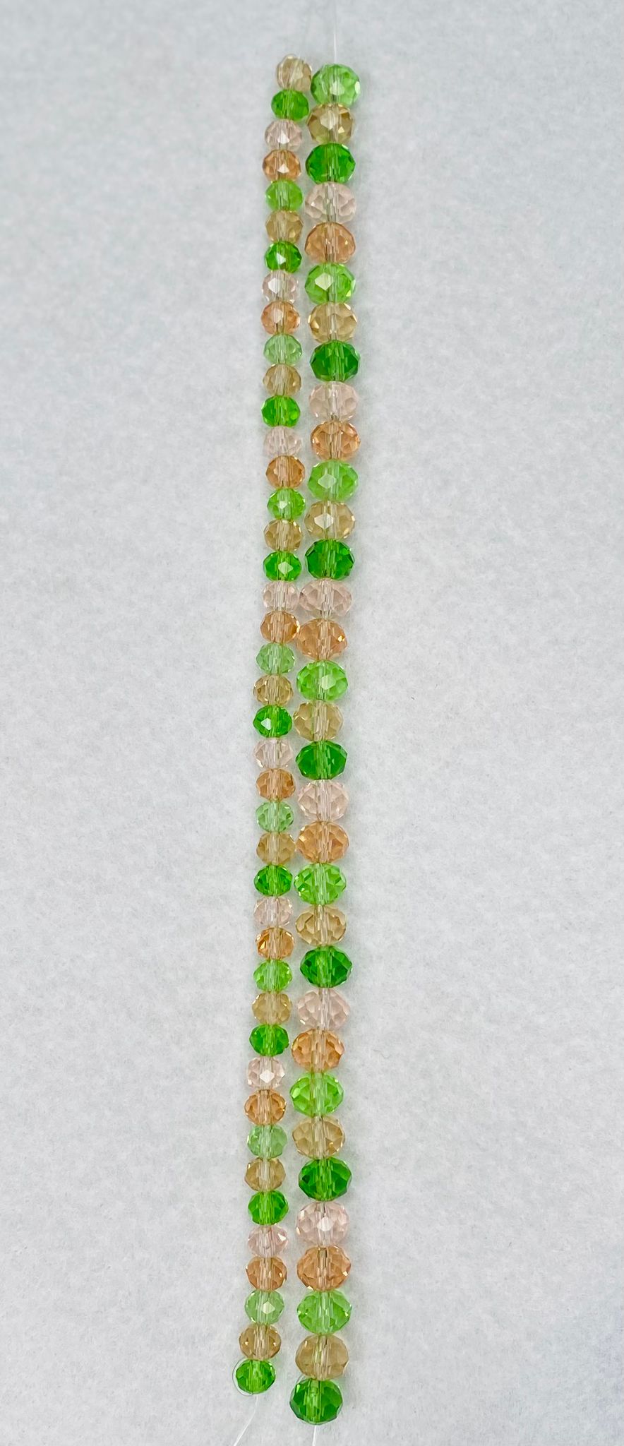 Gemcut Rondelle Glass Beads — Curated Colorway Sets for Jewelry Making
