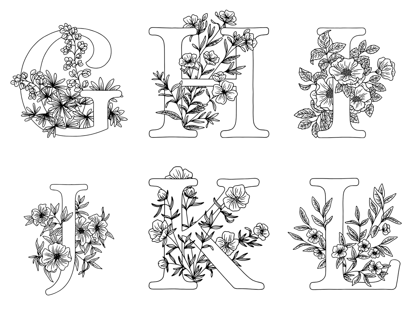 Stick and Stitch Letter Embroidery Designs — Monogram Alphabet on Water Soluble Stabilizer