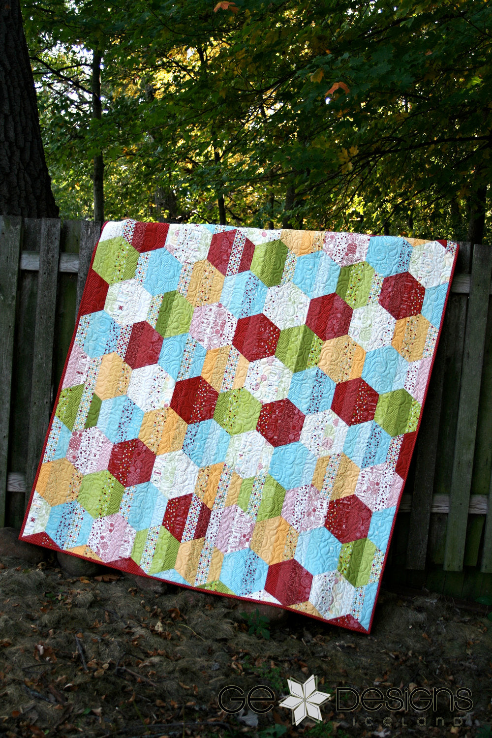 GE Designs Strip Lash Quilt Pattern 160 — Jelly Roll Strip Quilt, 6 Sizes Crib to King