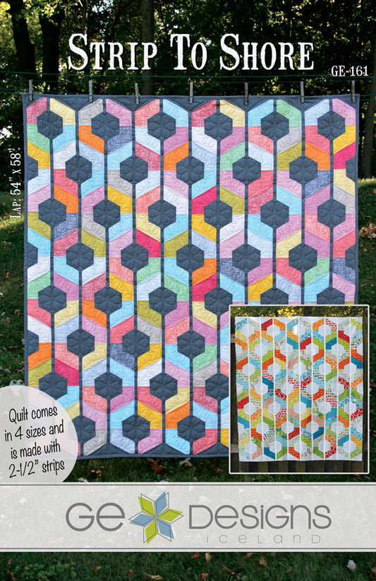 GE Designs Strip To Shore Quilt pattern