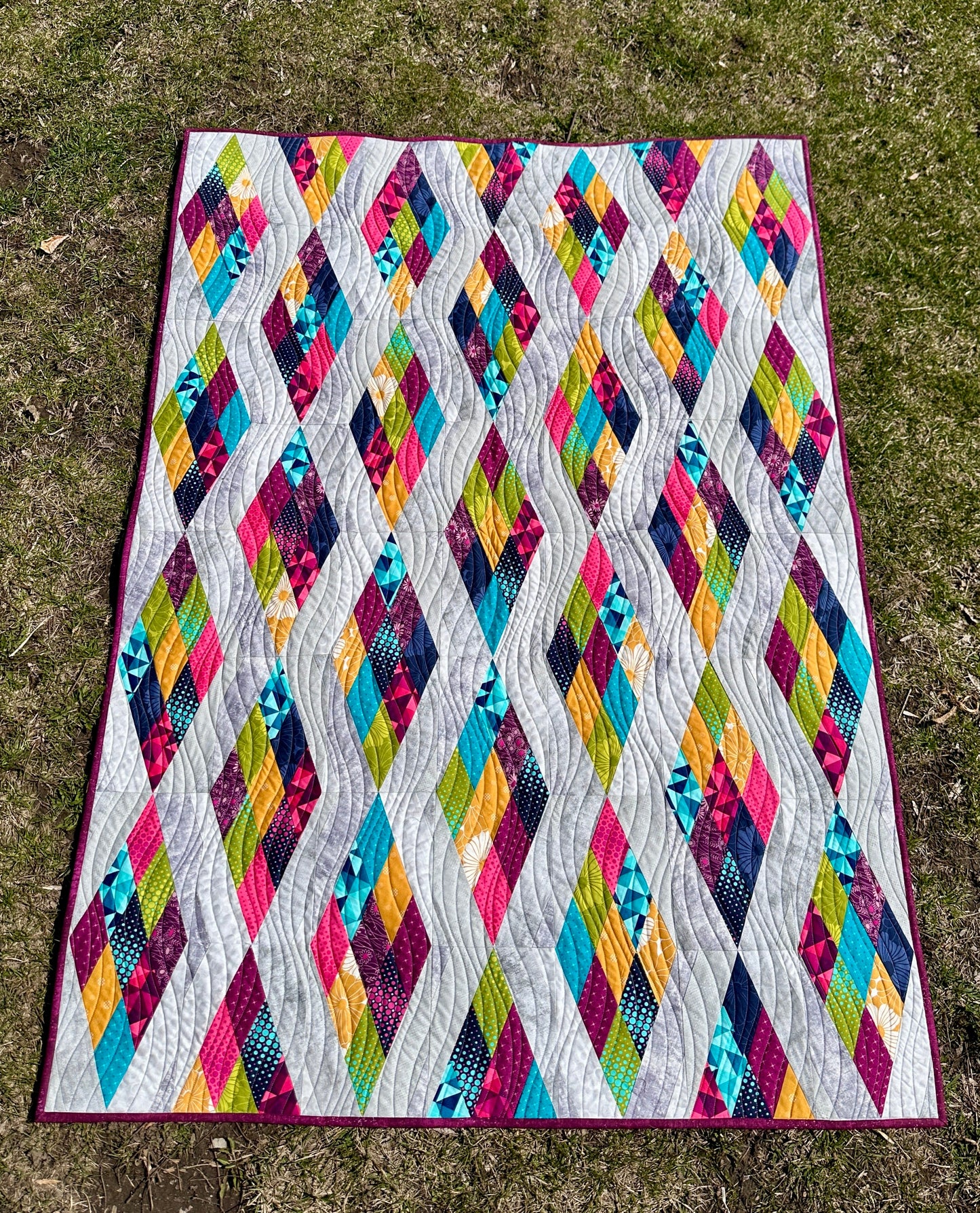 GE Designs Strip N' Dip 2.5" Strip Quilt Pattern 137 — Jelly Roll Quilt, Endless Layout Options
