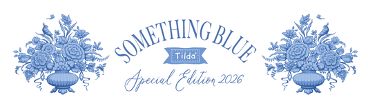 Tilda Something Blue Quilting Cotton by the Yard