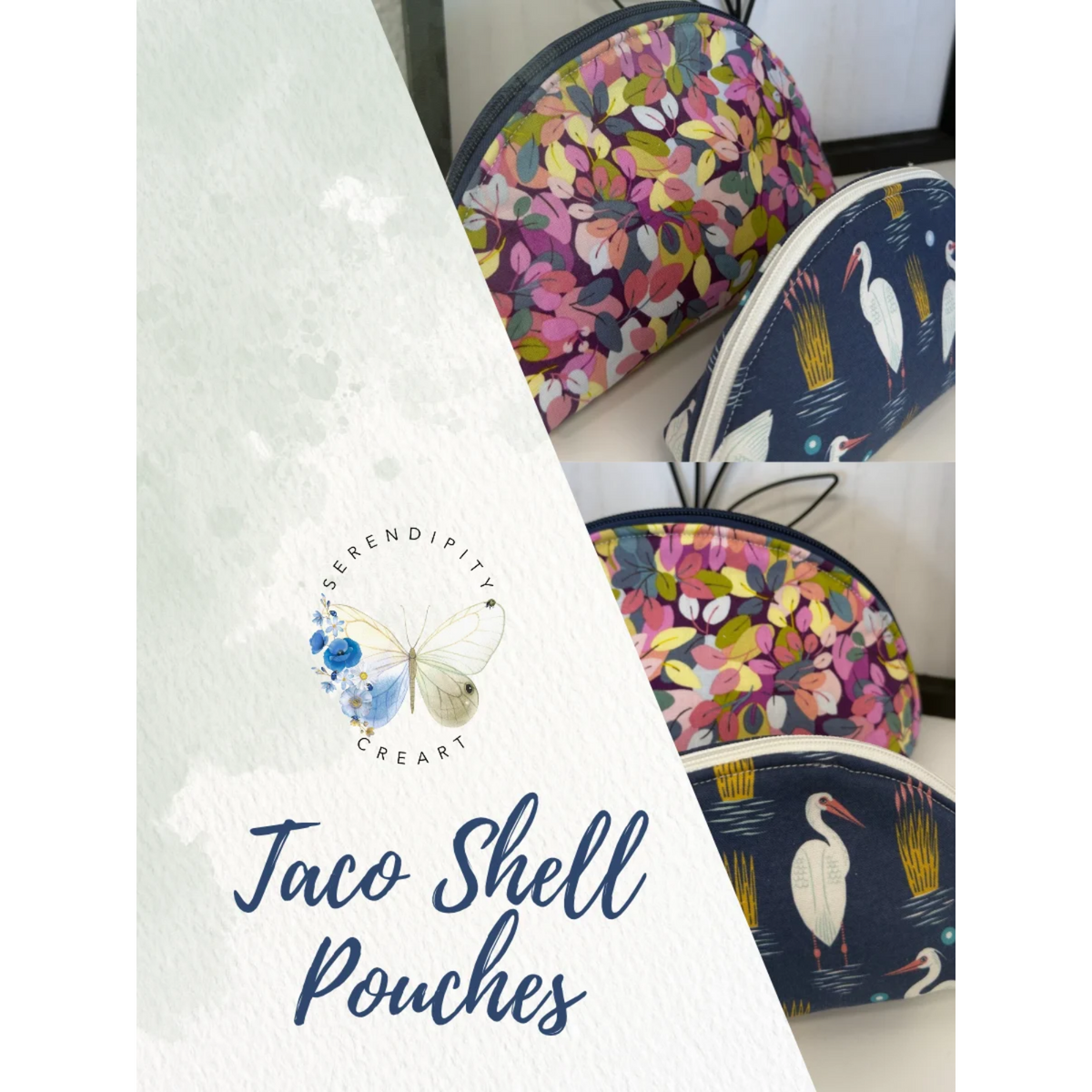 Taco Shell Pouches Sewing Workshop