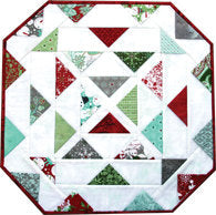GE Designs Which Way Table Topper Pattern 156 — Charm Pack Quilt As You Go Topper, 21.5"