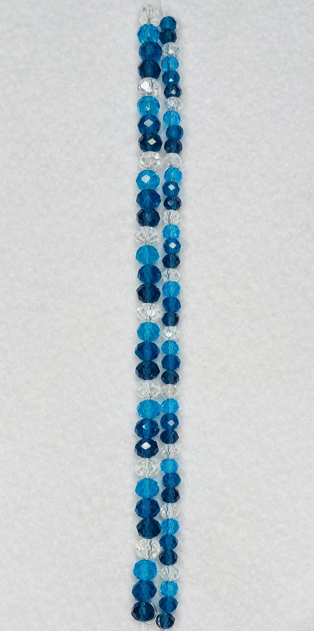 Gemcut Rondelle Glass Beads — Curated Colorway Sets for Jewelry Making