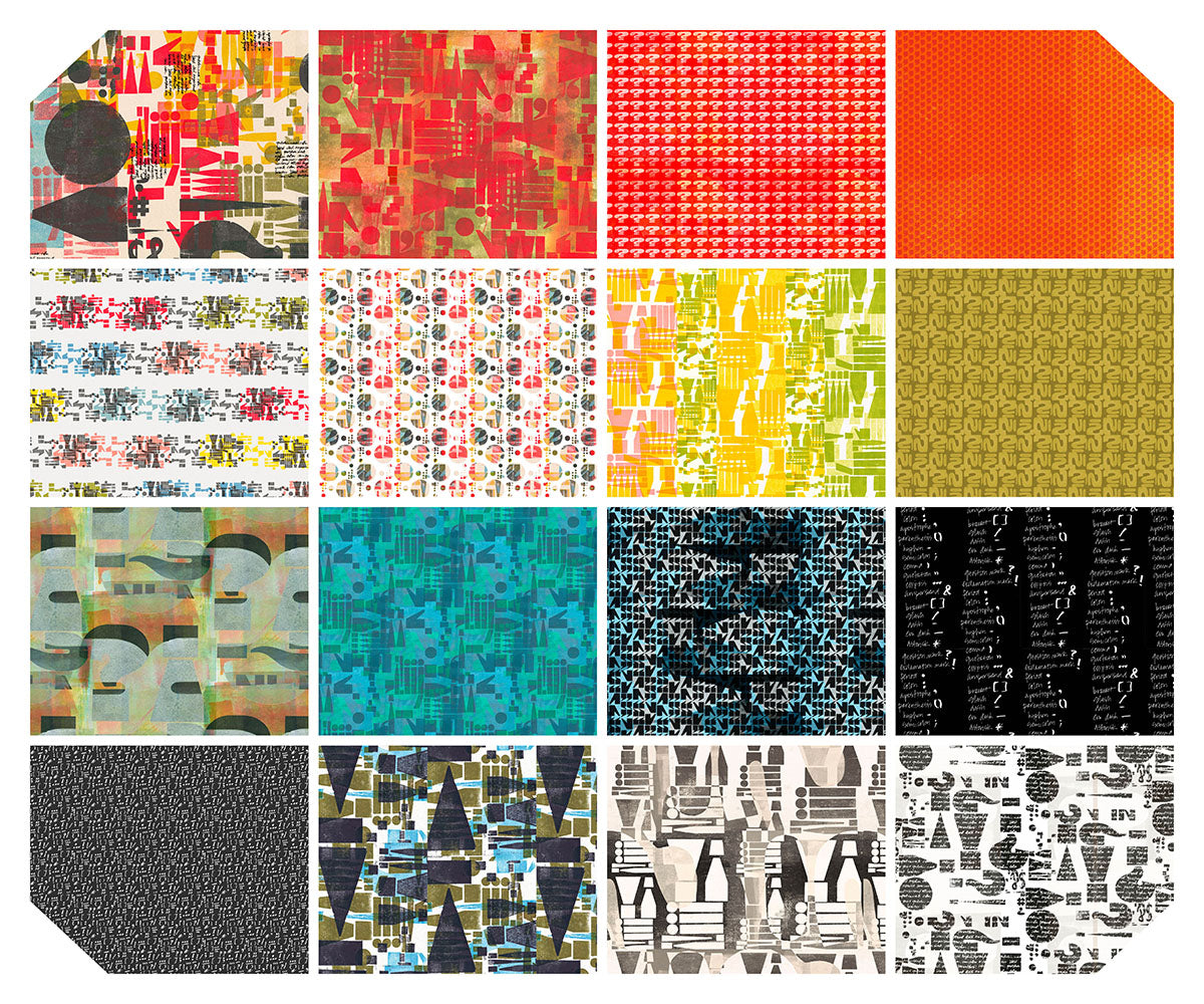 PUNC*T by e Bond — Modern Quilting Cotton in Multiple Cut Sizes