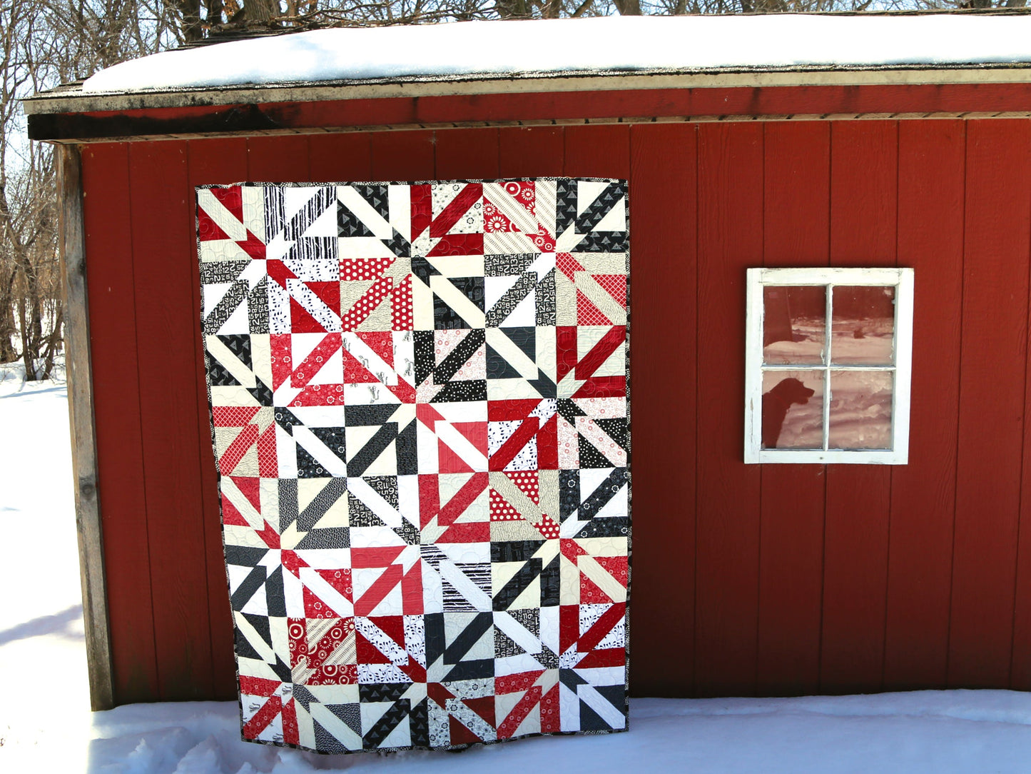 GE Designs Helena 10" Square Quilt Pattern 189 — Light and Dark Stacker Quilt, Stripology Squared