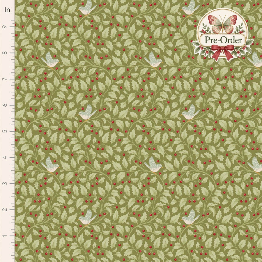 Tilda Merry Little Christmas design 100631 with approved Pre-Order butterfly badge