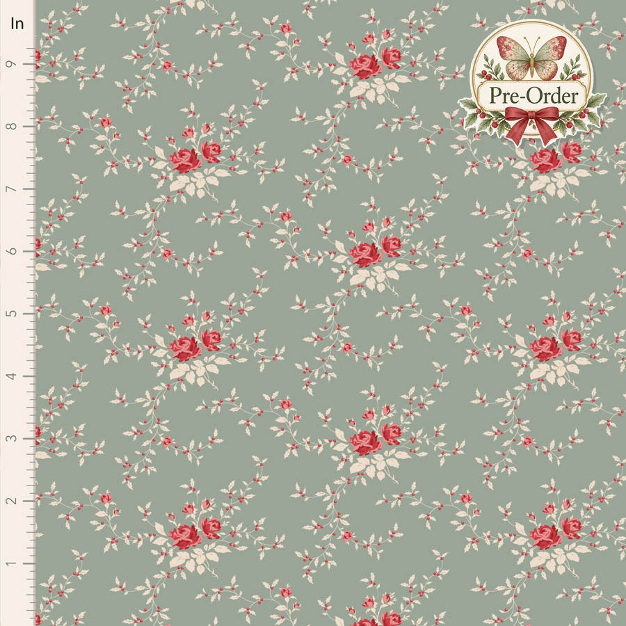 Tilda Merry Little Christmas design 110141 with approved Pre-Order butterfly badge